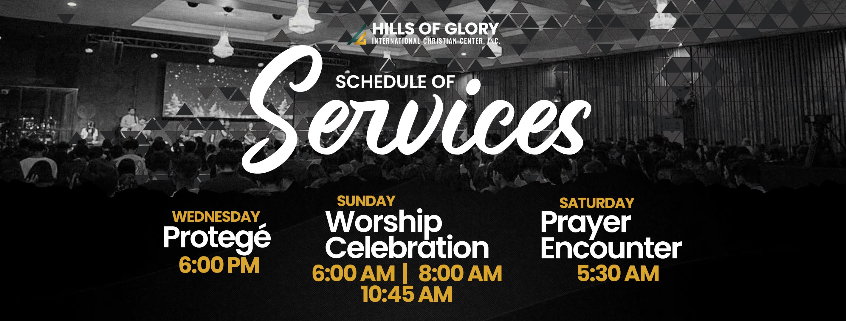 Worship gathering at Hills of Glory